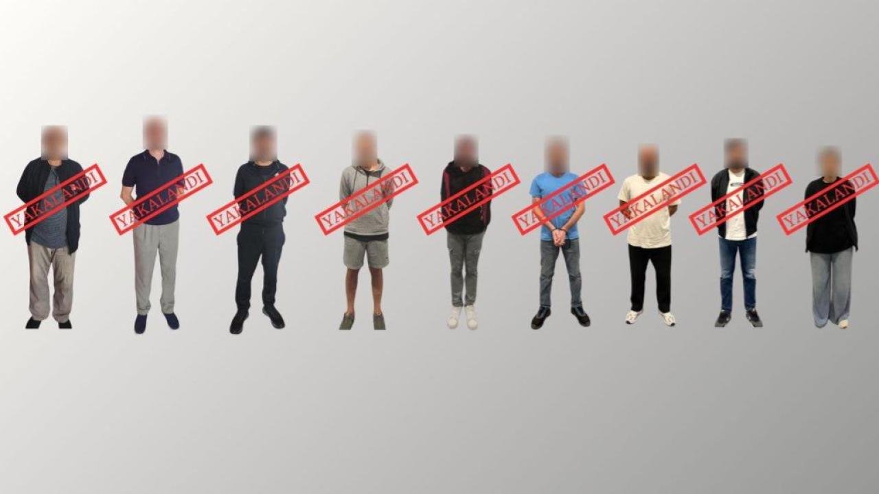 Kırmızı bültenle aranan 9 suçlu Türkiye'ye getirildi