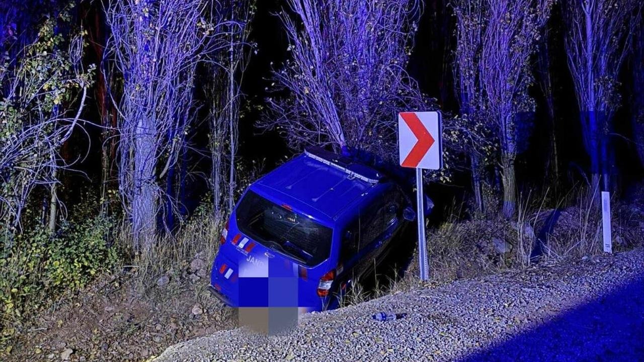 Konya'da askeri araç şarampole düştü: 4 yaralı